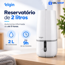 Umidificador de Ar Ultrassônico Elgin 2L Bivolt