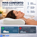 Travesseiro Cervical Ergonômico com Formato Anatômico