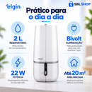 Umidificador de Ar Ultrassônico Elgin 2L Bivolt